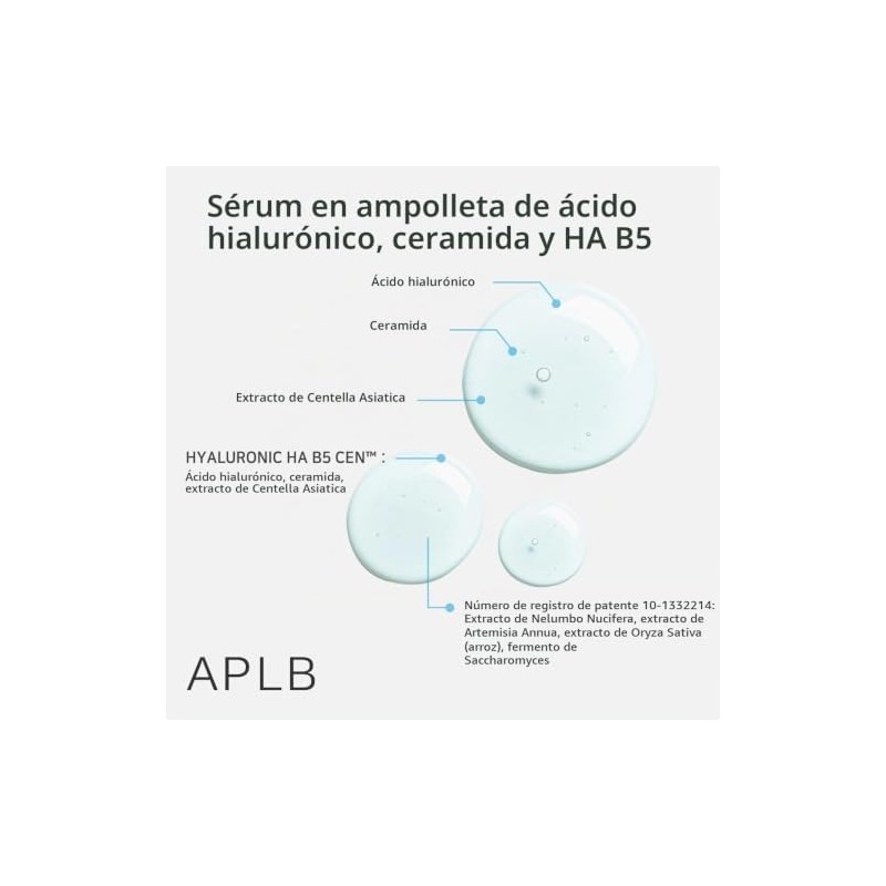APLB Suero en ampolla con ácido hialurónico y ceramida HA