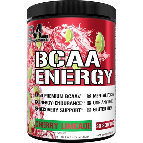 Evlution EVL BCAAs Amino Acids Powder - BCAA Energy Pre