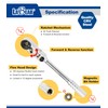 LABEAR - Flex Socket Ratchet to T Handle Wrench 3pc