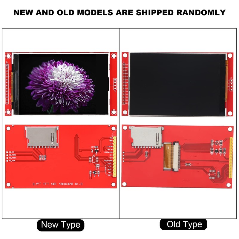 LCD Screen Module TFT 3.5" SPI Serial 480 x 320