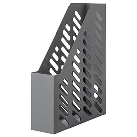 Han Classic Magazine File, DIN A4/C4 With Window And Finger Holder Dark Grey