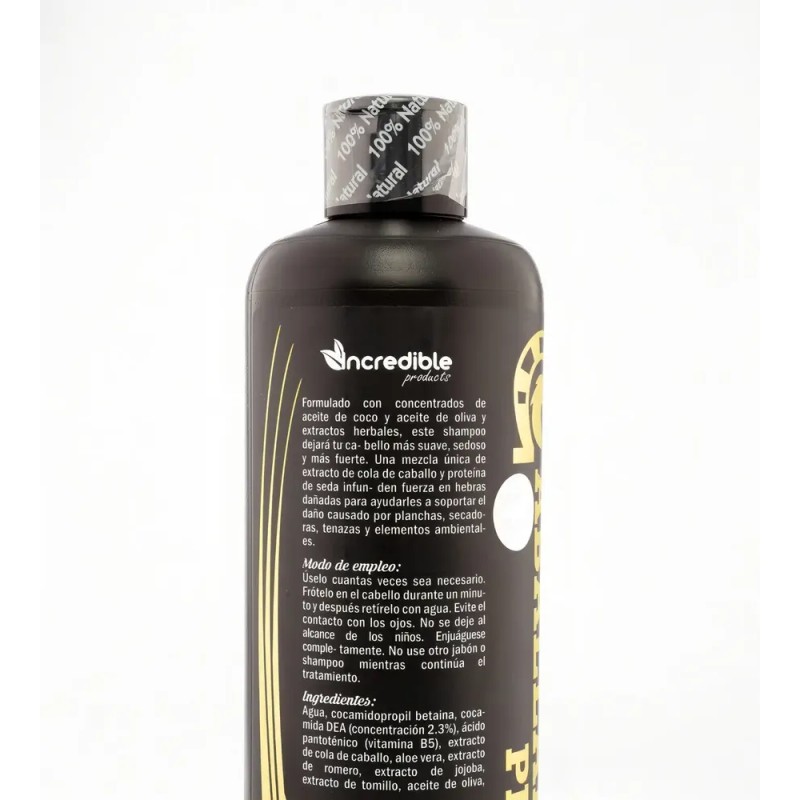Shampoo Cola De Caballo Plus Extra Aceleracion Sin Sal 950ml