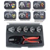 TGR Interchangeable Ratcheting Terminal Crimper Set - 7 Die Sets