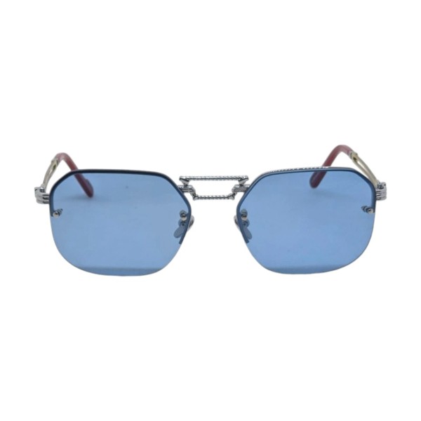 PORTA ROMANA NEW PORTA ROMANA SUNGLASSES MOD.1012 SILVER GOLD COMBINATION2