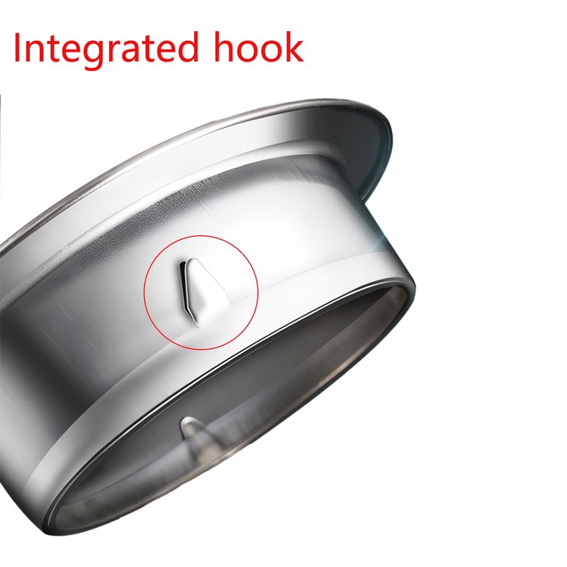 Qrity Vent Outlet Stainless Steel Vent Covers, Round Louver Grille