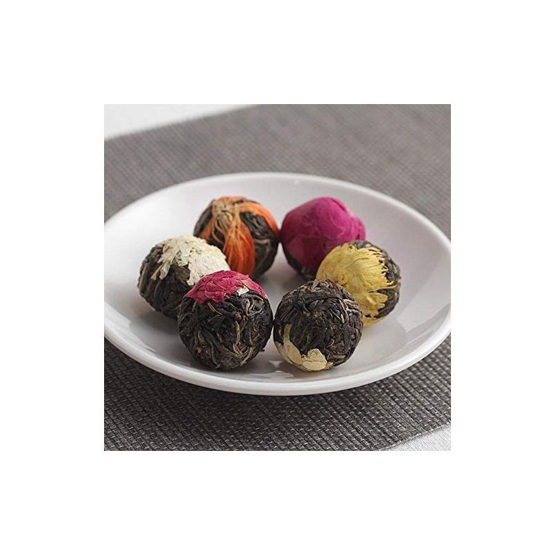 Yunnan Pu'er Scented Dragon Ball Gift Box - 120g (18pcs)