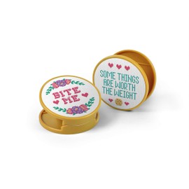 FRED Stitches Bag Clips, Set of 4, 2.4 Inches in Diameter (5274203)