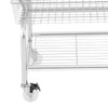 Laundry Cart,Steel Wire Laundry Cart,Laundry Basket With Wheels,Commercial Laundry Basket