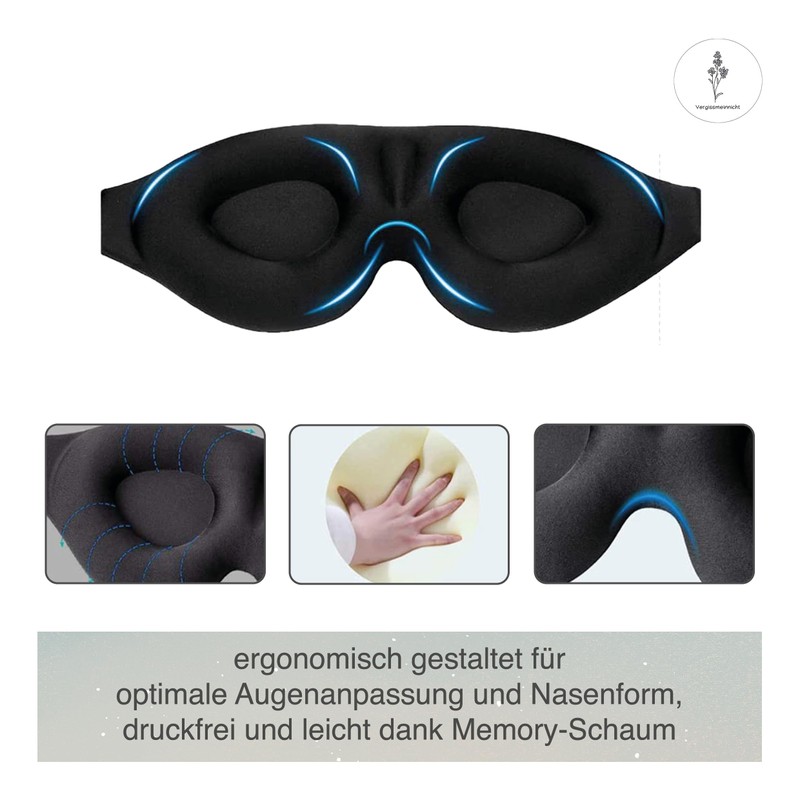 VMN Premium 3D Sleep Mask for Side Sleepers - Perfected