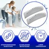 Pack of 2 drum fins for washing machine with the