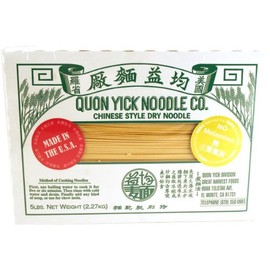 Chinese Style Dry Noodle (Thin) - 5lb (Pack of 1) by Quon Yick