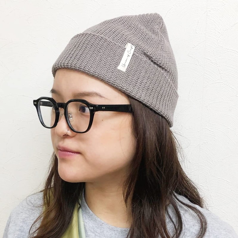 Basic Quench Linen Summer Knit Linen Big Beanie, Knit Hat,