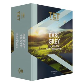 TET Earl Grey, 100 x 2.5g tagged tea bags