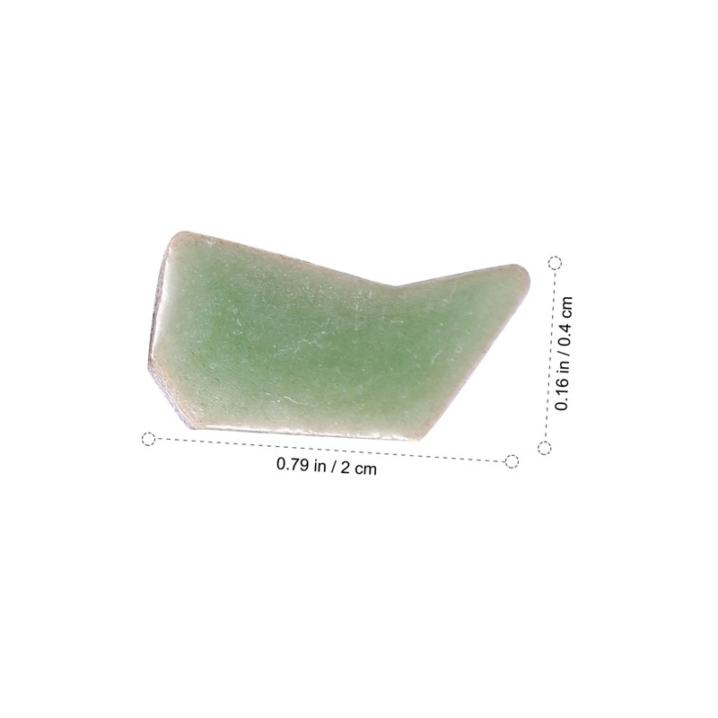 NUOBESTY 200g Green Broken Tiles Mixed DIY Tiles Ceramic Set