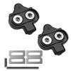 EYVRPAU Bike Bicycle Shoe Plate Set, SPD Compatible Bike Pedal