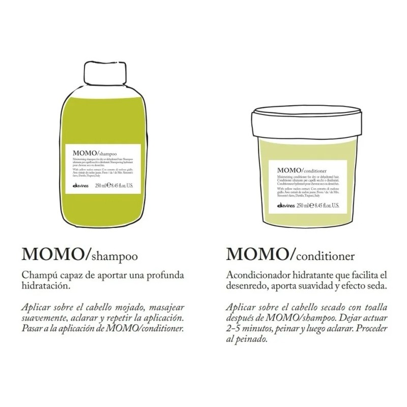Kit Shampoo+acondicionador Momo Davines