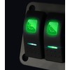 WANGCL Aluminum- 12v/24v Control Panel 2 Position ON/OFF Toggle Switch