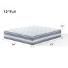 Naruchu Full Size Mattress, 12 Inch Memory Foam, Independent Spring,