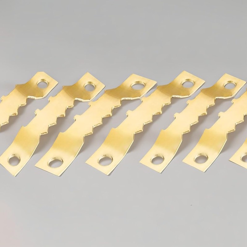MINGZE 40mm Picture Hangers, 50 Pack Sawtooth Picture Frame Hanging