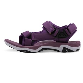 DREAM PAIRS Sandalias Deportivas para Mujer, Sandalias de Senderismo con Soporte de Arco para Mujer, Cómodas Sandalias de Verano para Playa y Agua,Size 24.0 cm,Burdeos,DSA214