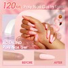 ROSALIND Pink Extension Gel, 2 PCS 60ml Soft Pink Poly