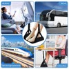 Airplane Foot Hammock,Upgraded Anti-Squeeze Foots Rest for PlaneTravel,Portable Thickened Foam