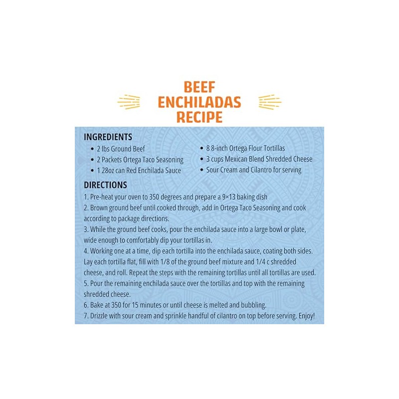 Ortega Enchilada Sauce, Red Chili, 10 Ounce (Pack of 12)