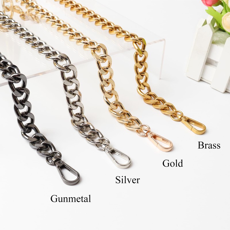 Beaulegan Chunky Bag Chain Handles - Short Strap Replacement for
