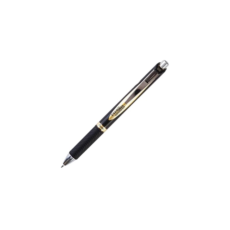 Pentel BLP75 EnerGel 0.5mm Retractable Permanent Gel Pen - Black