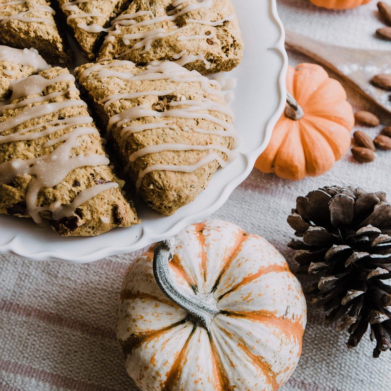 Village Candle Spiced Pumpkin Large Apothecary Jar, Scented Candle, 21.25