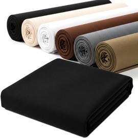 Barcelonetta | Dust Cover Fabric | 60" Wide | Easy to Staple | Replacement for Furniture Underside, Bookbinding, Lining | Medium Weight, Breathing | Upholstery Backing (Black, 2 Yards)