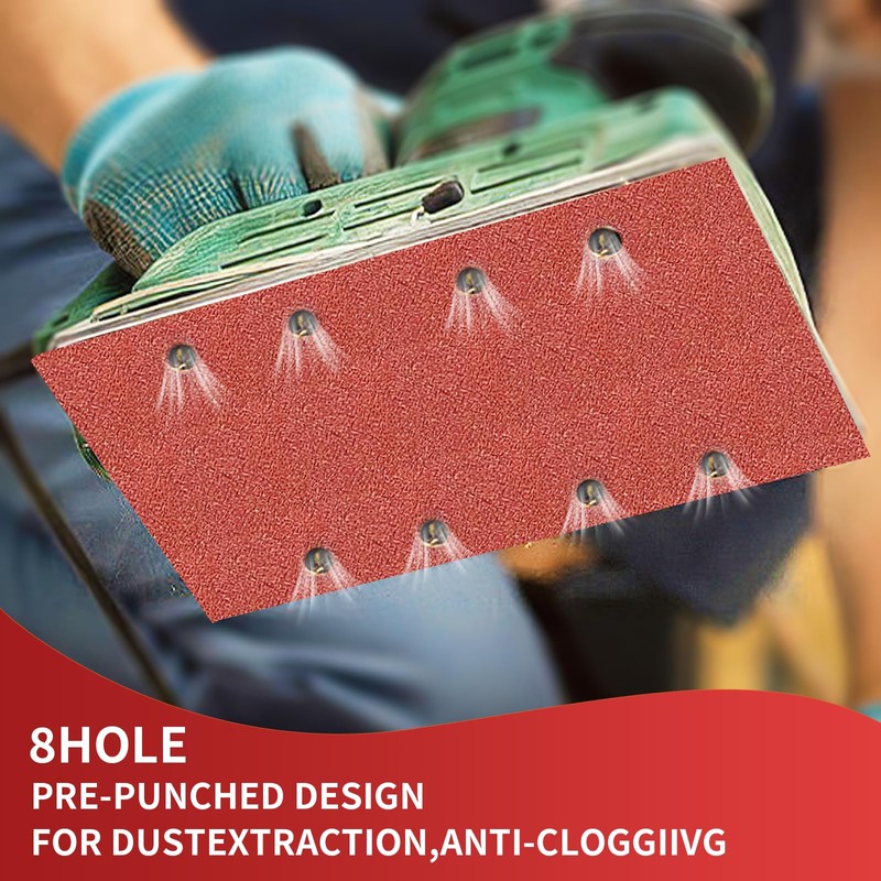 FEIHU 50 pieces 93 x 185 mm sandpaper set, 40