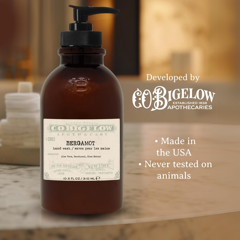 C.O. Bigelow Bergamot Hand Wash, Iconic Collection Liquid Hand Soap