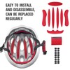 Universal Helmet Foam Pads Replacement Set Helmet Sponge Lining ALKOY