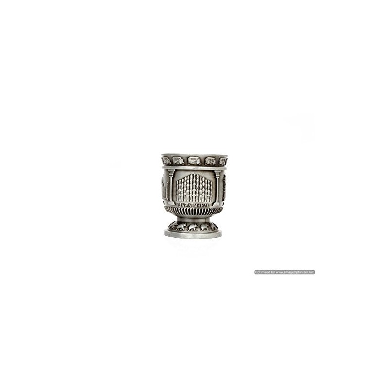Skywalk Souvenir Taj Mahal India Shot Glass, Metal Cup ()