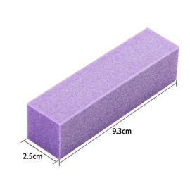 16 Pcs Nail Files and Buffers 120 Grit Nail Sanding Block Files Rectangular Nail Buffering for Natural Nails and Acrylic Nails