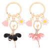 LIFKOME Keychain, Stylish, 2-piece Set, Cute, High School Student, Dancing