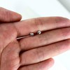 Tiny 2MM White Moissanite Diamond Earrings, Studs, 925 Sterling Silver