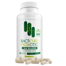 BACTICURE Original Probiótico Natural probiotic,Capsule,60 count