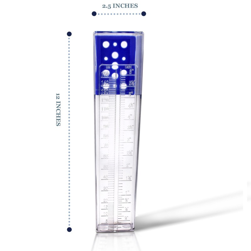OUTWEST TRADING Professional Outdoor Rain Gauge 6 Inch Capacity for