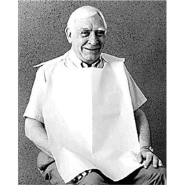 TIDI Products TID 920461 Bib with Tie, White, 18" x 30" (Pack of 150)