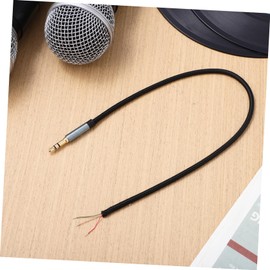 TEHAUX 2 Pcs Audio Plug to Bare Wire Replacement Cable Durable Headphone Cable for Sound Compatible with Microphones Speakers and More