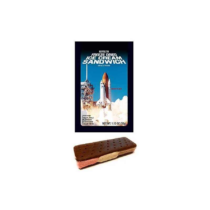 Freeze-Dried Neapolitan Ice Cream Sandwich - Space Ice Cream