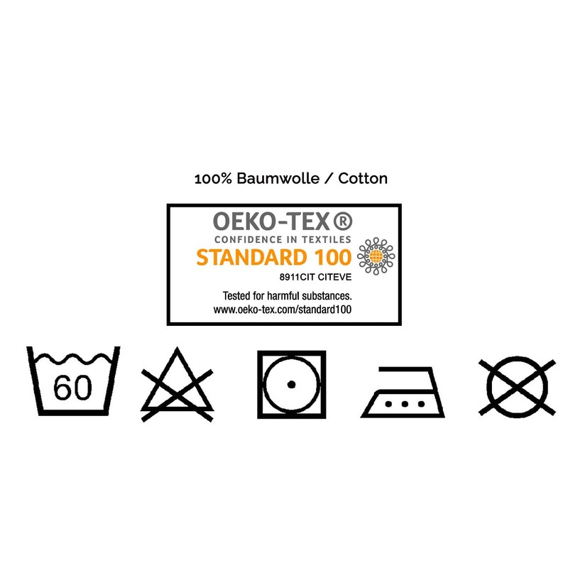 ZOLLNER Set of 10 Tea Towels Made of Cotton, Approx.