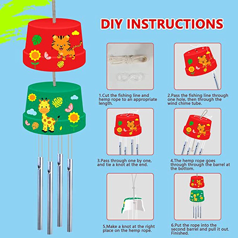 DIY Wind Chime Kit for Kids Arts and Crafts Wind