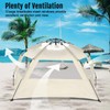 WhiteFang Deluxe XL Pop Up Beach Tent Sun Shade Shelter