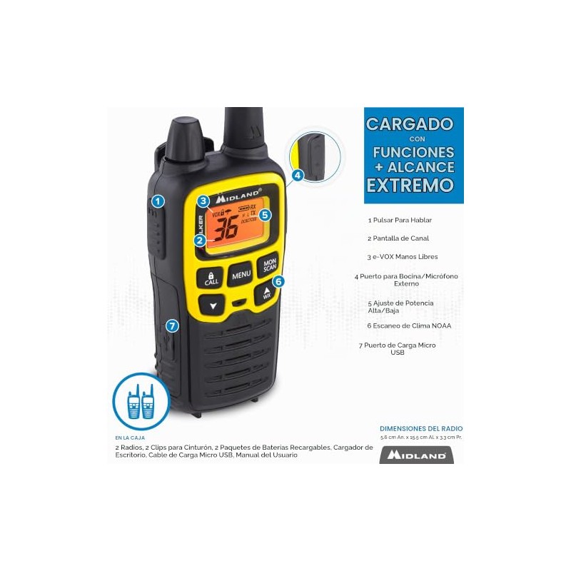 Midland Radio Corporation X-TALKER T51VP3