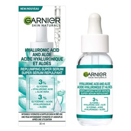 Garnier Aloe Vera Face Serum with Hyaluronic Acid, Replumping and Hydrating, for Normal to Combo Skin