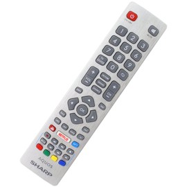 Genuine Remote Control Compatible with Sharp Aquos 4K HD Smart TV 40BG3K