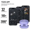 TOZO Wireless Earbuds Build-in Mic 30H Playtime w/ Charger Case,